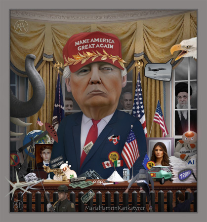Original quality !!  Donald Trump.